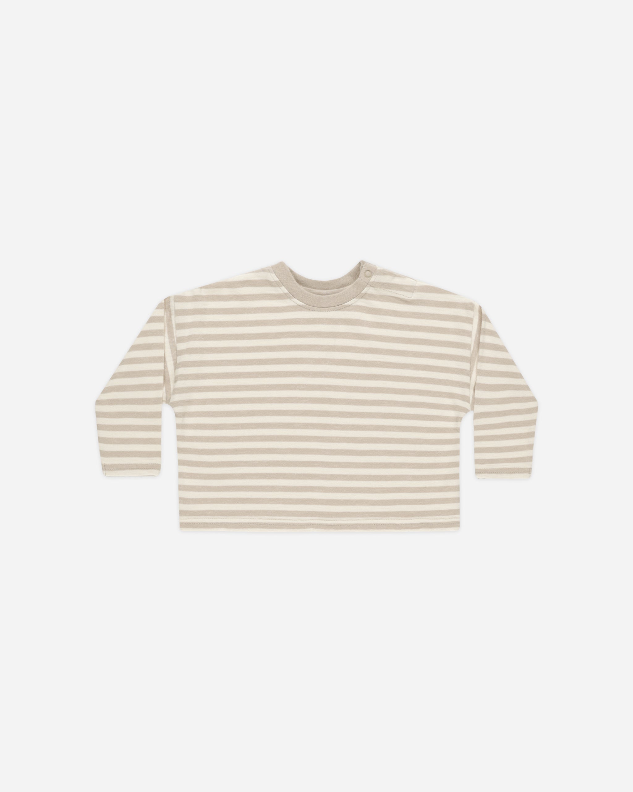 Camden Long Sleeve Tee || Pebble Stripe