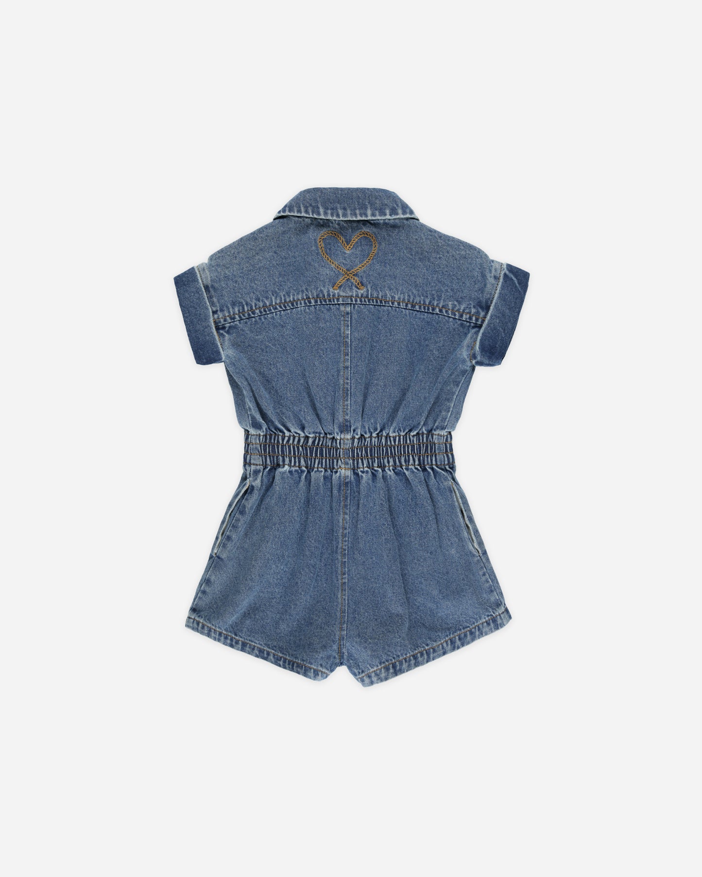 Utility Romper || Indigo