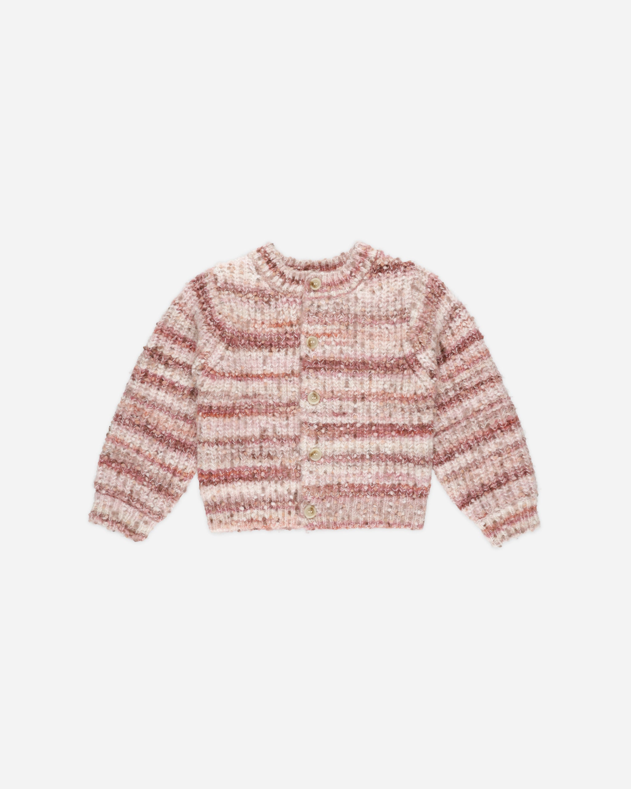 Cheyenne Cardigan || Pink Multi Stripe