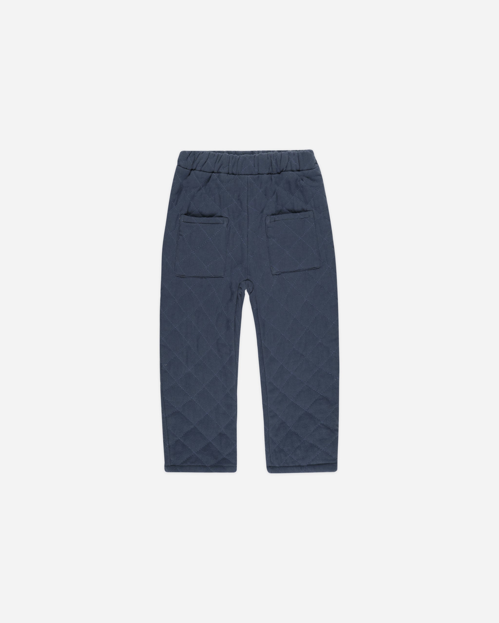 Quilted Winter Pant || Indigo