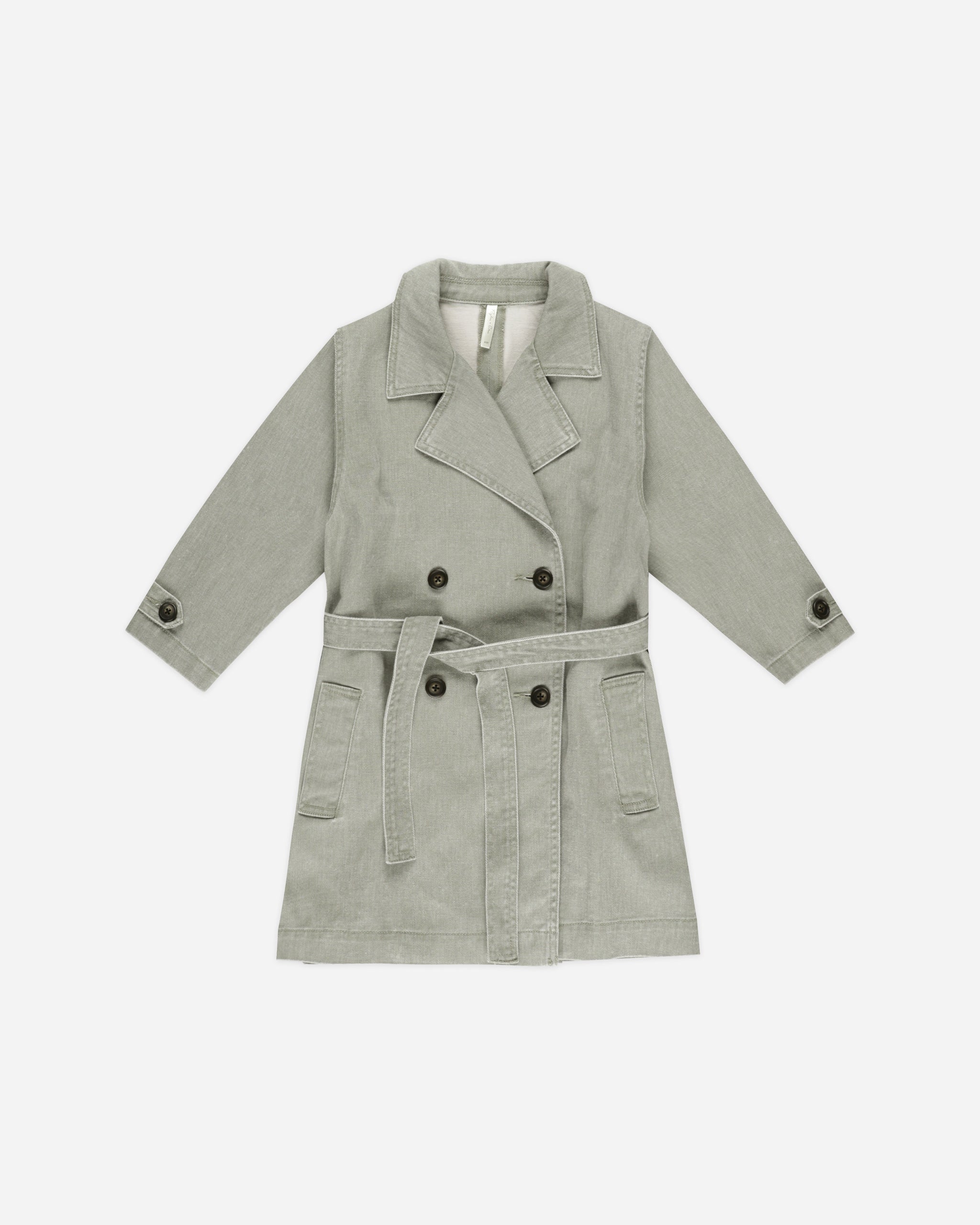 Trench Coat || Washed Laurel