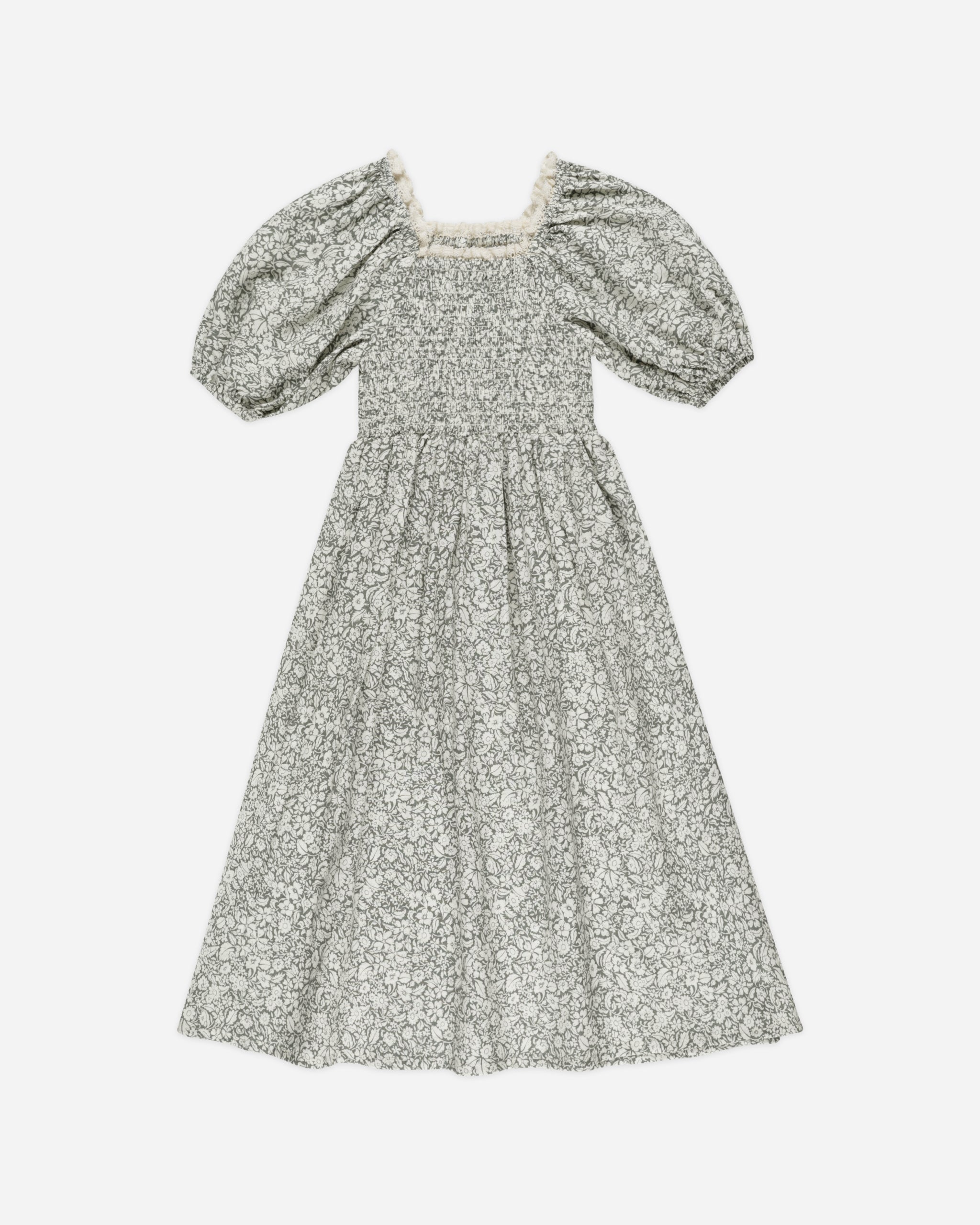 Della Dress || Green Meadow