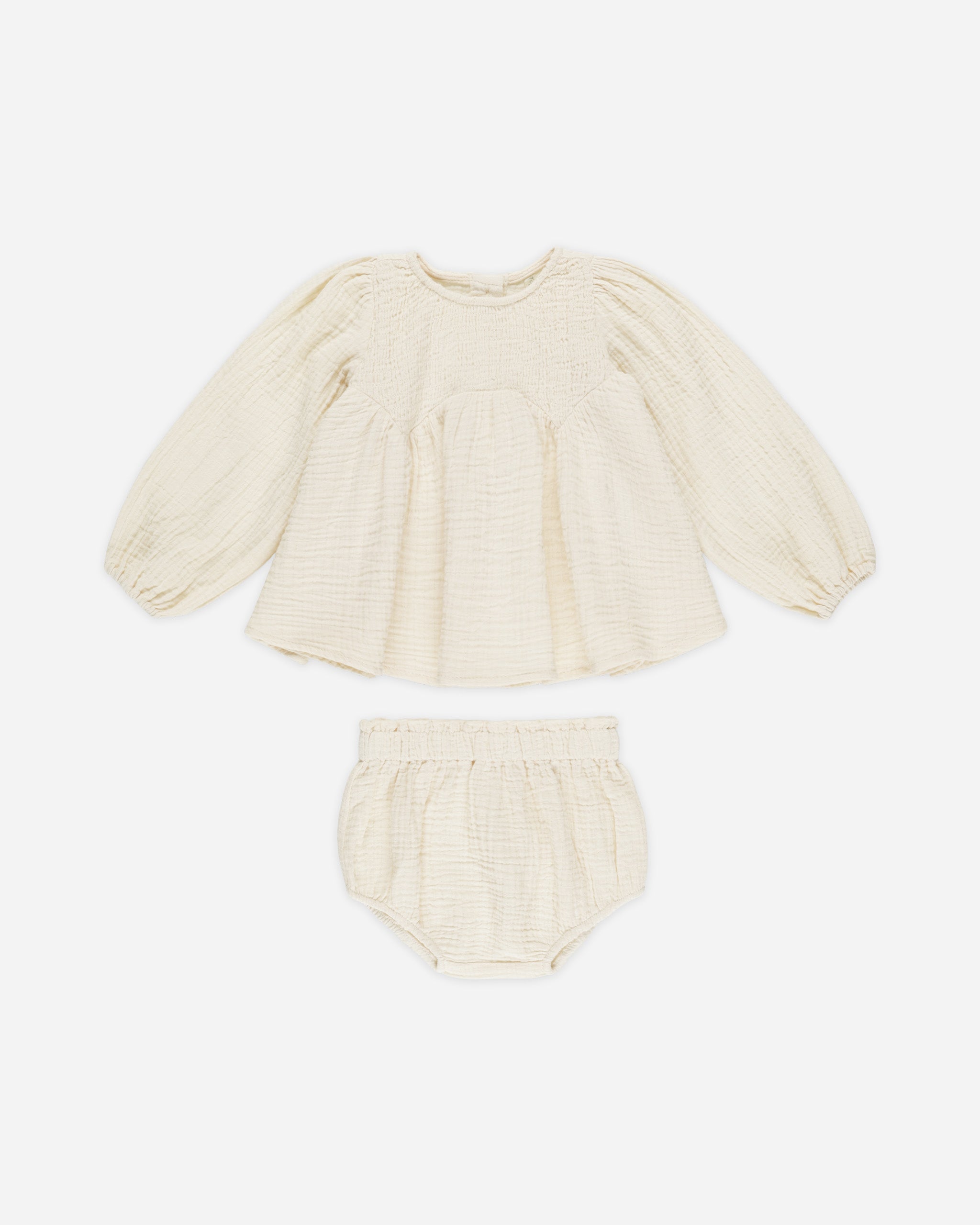 Sophia Top + Bloomer Set || Natural