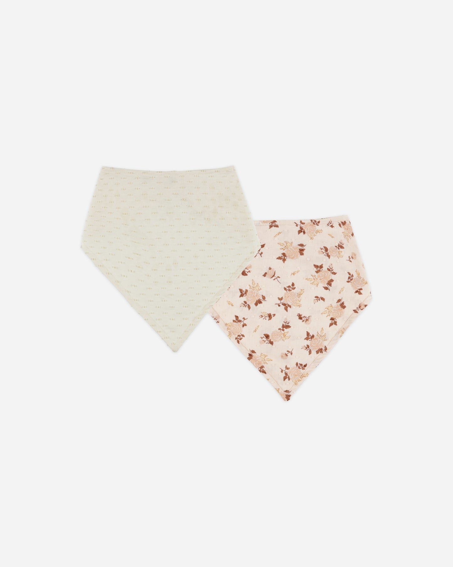 Scarf Bib Set || Harvest Rose, Natural