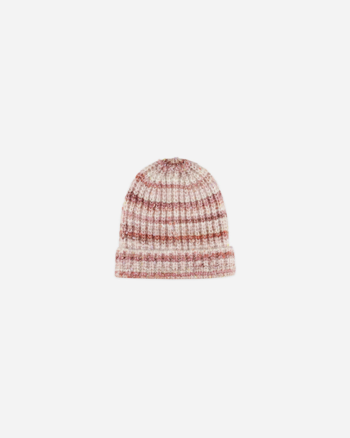 Beanie || Pink Multi Stripe