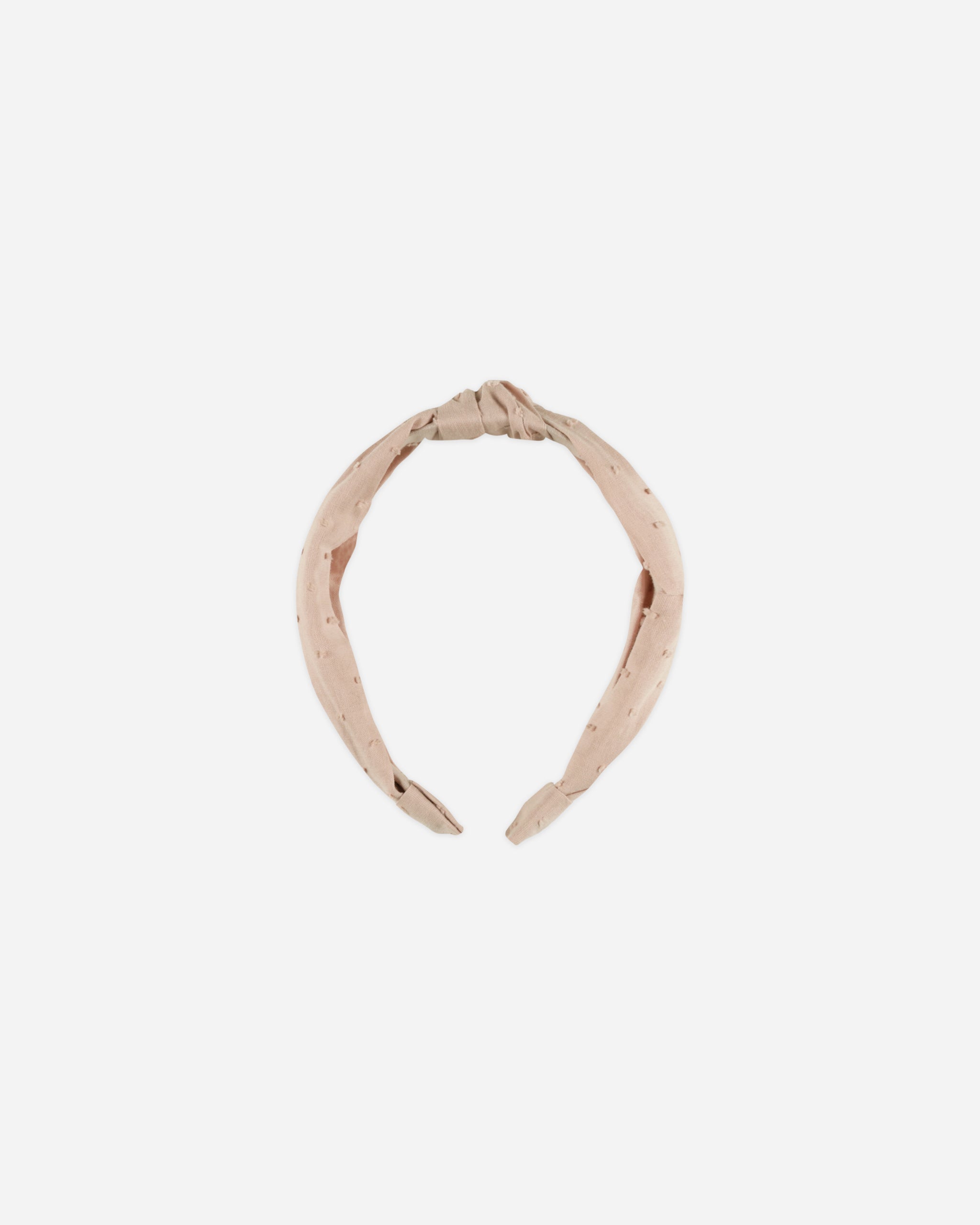 Knotted Headband || Blush