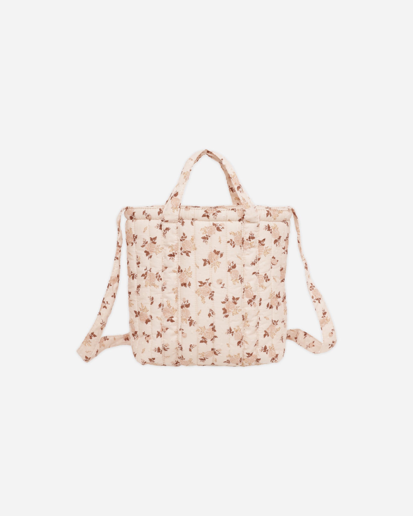 Quilted Tote Bag || Harvest Rose