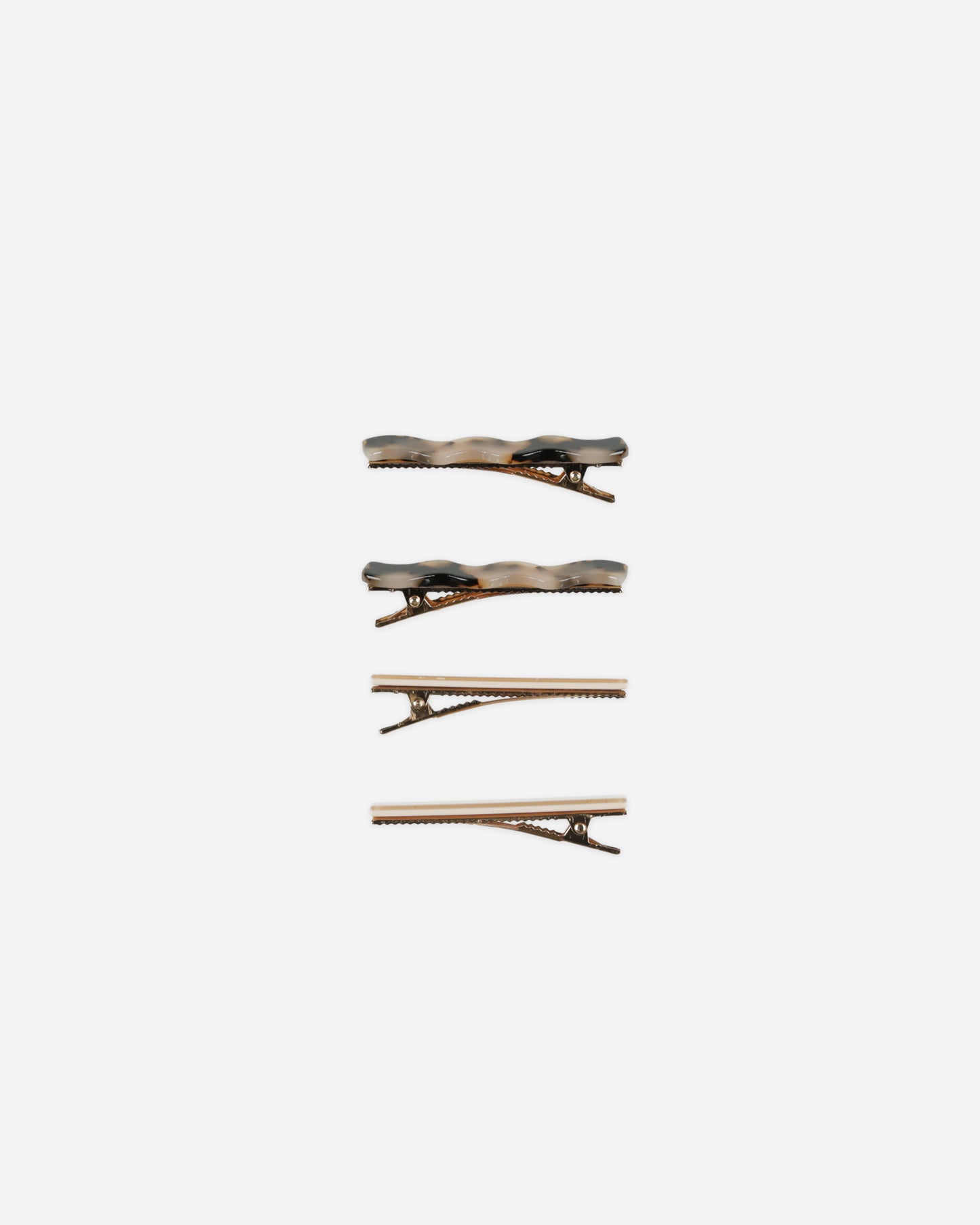 Wavy Clip Set || Tortoise, Shell