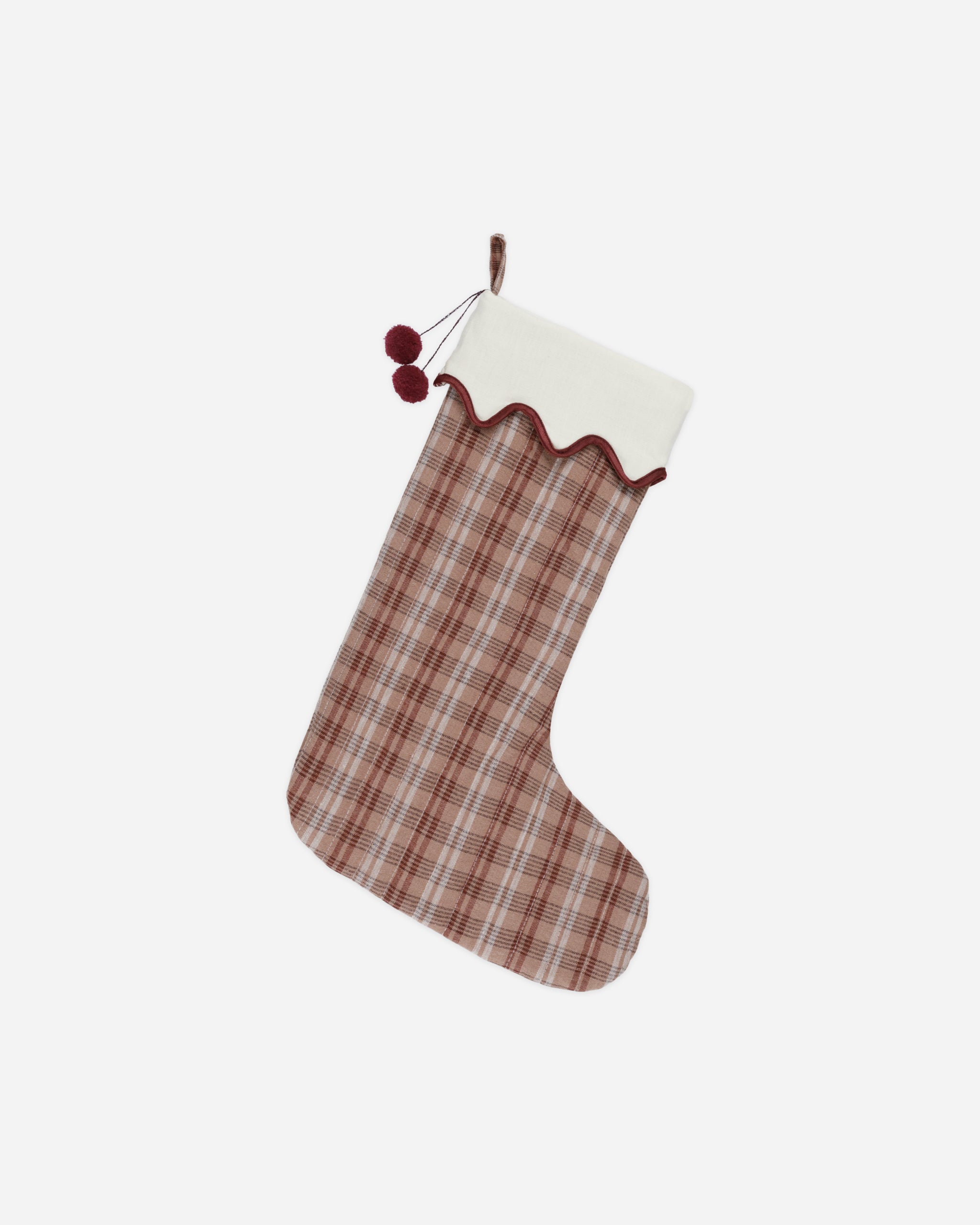 Christmas Stocking || Autumn Plaid