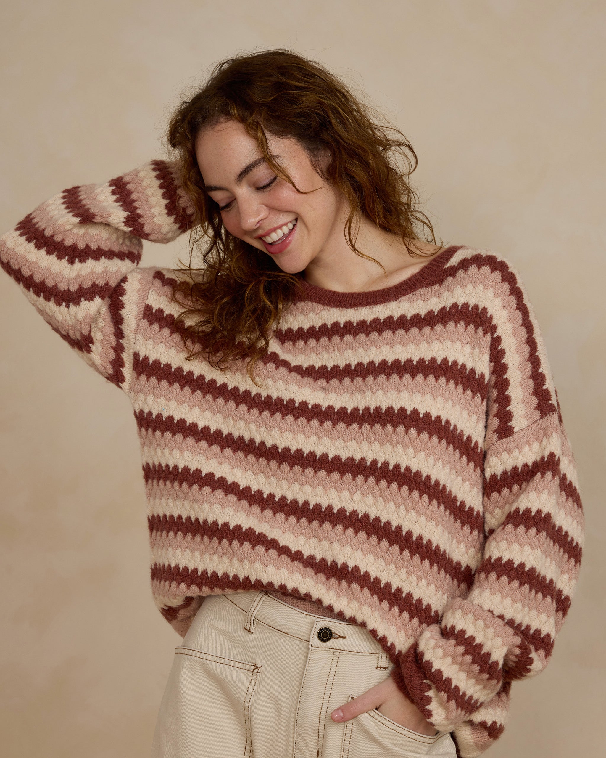 Aspen Sweater | Multi Stripe