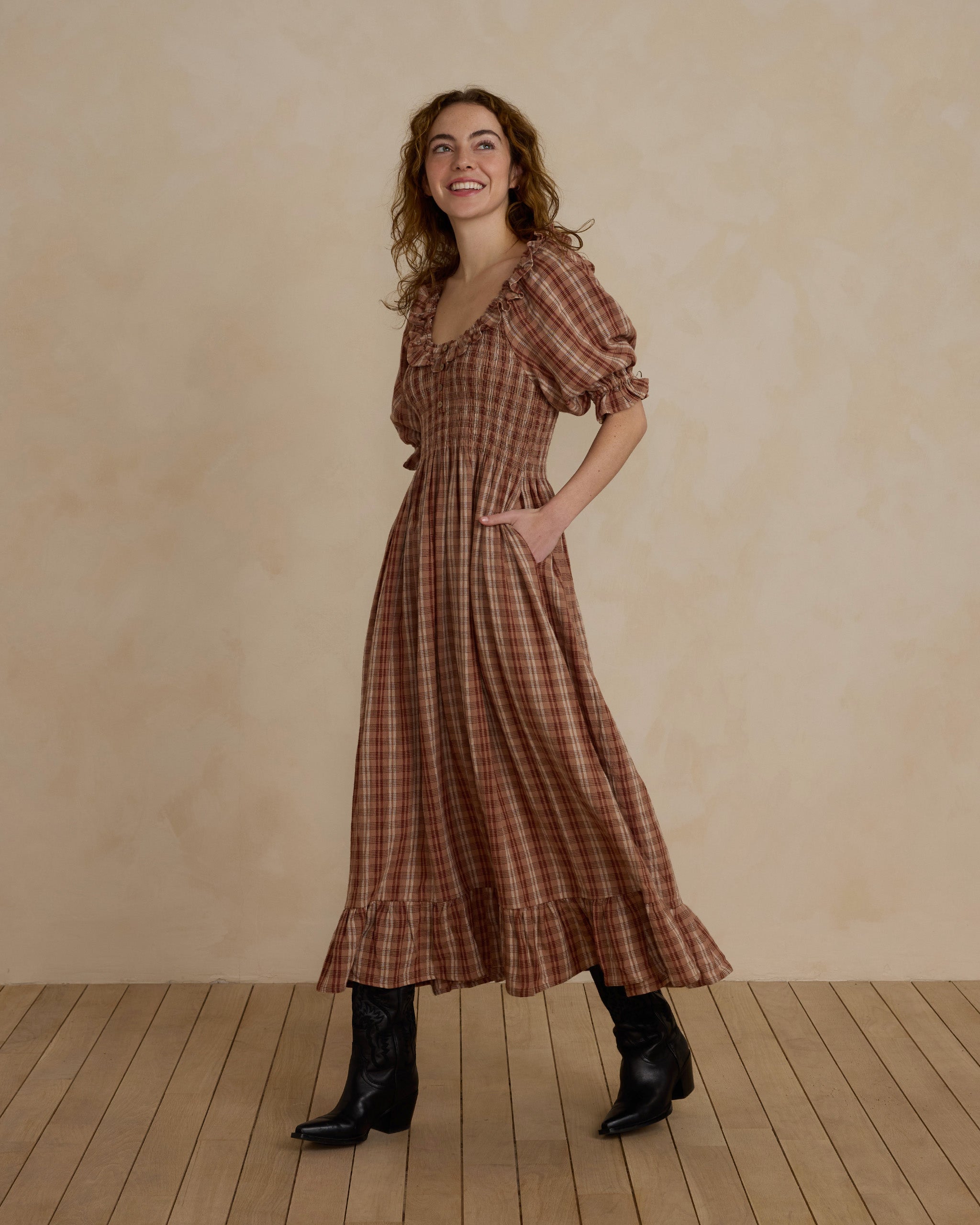 Lexi Dress | Autumn Plaid