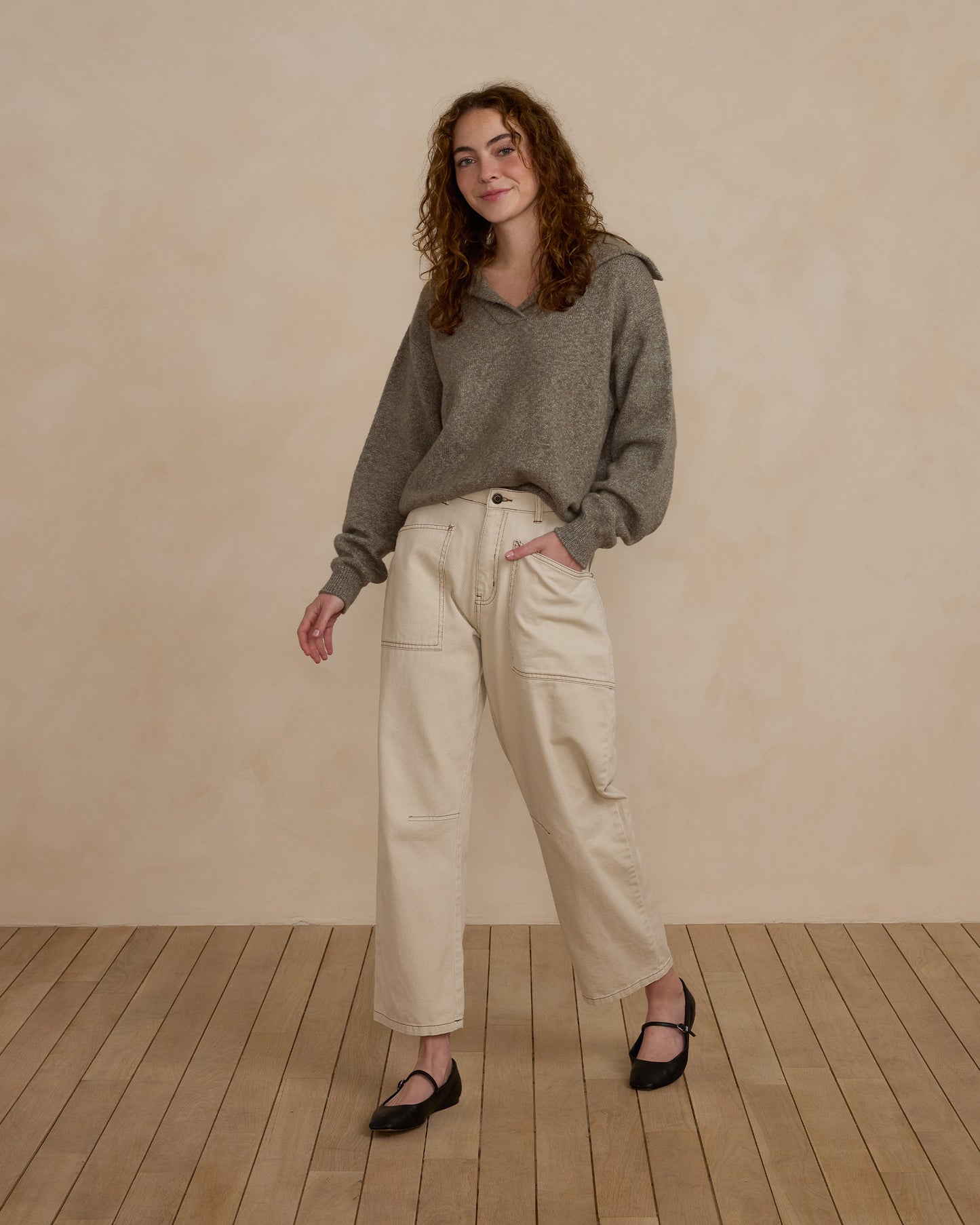 Cash Pullover | Heathered Laurel