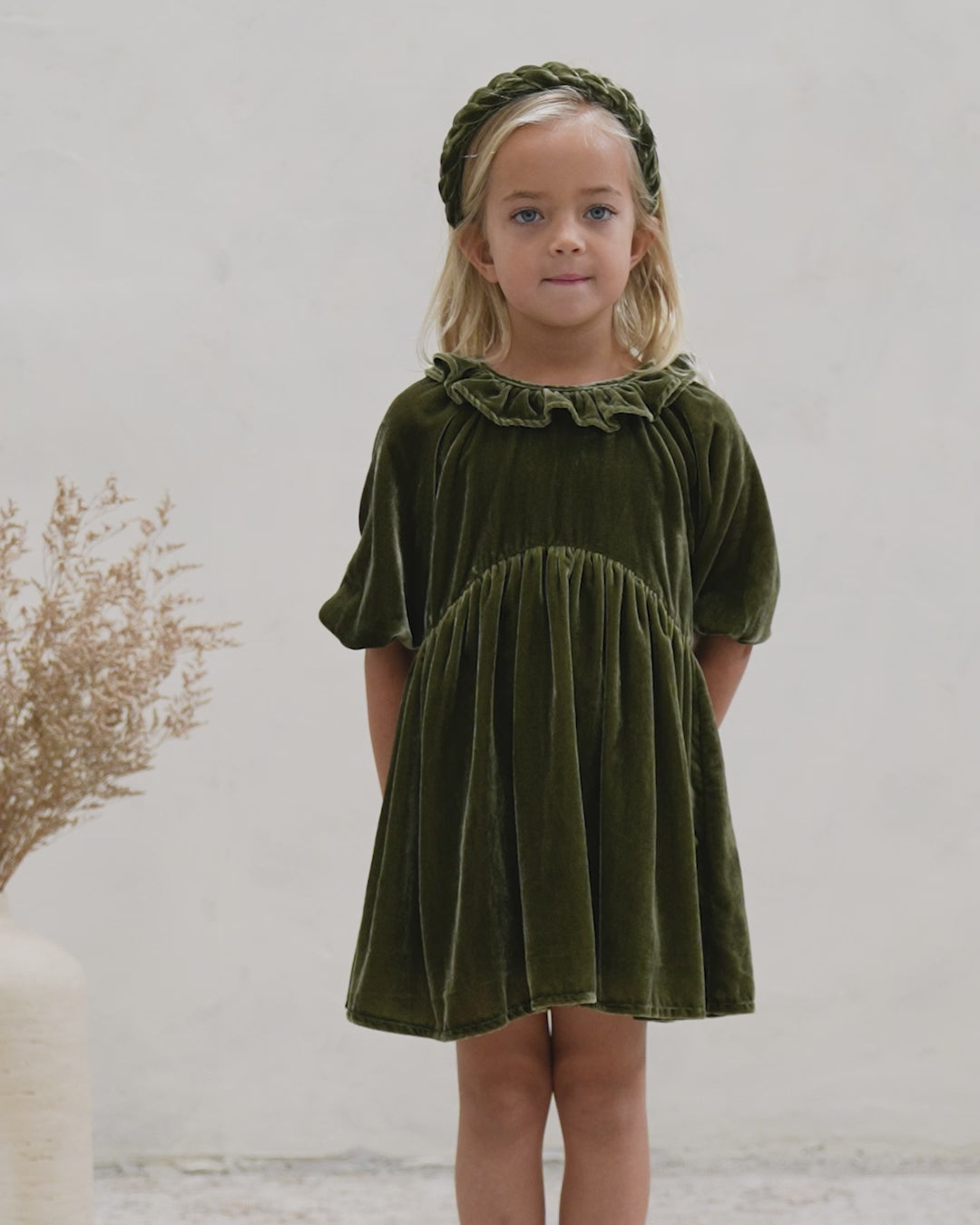 Adeline Dress || Olive